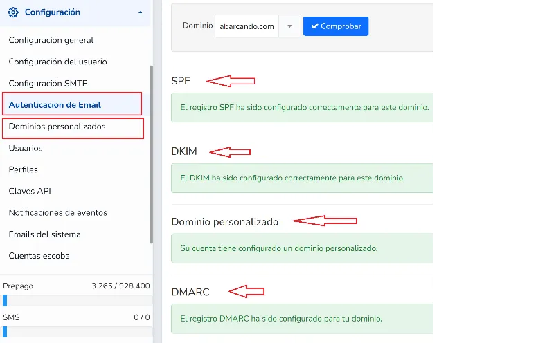 Configuración DNS en Mailrelay Configuración DNS en Mailrelay